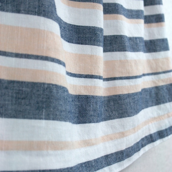 Banana Republic Linen/Cotton Striped Mini Skirt - Picture 5 of 7
